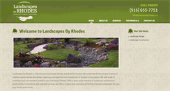 Desktop Screenshot of landscapesbyrhodes.com