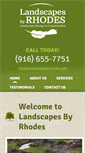 Mobile Screenshot of landscapesbyrhodes.com